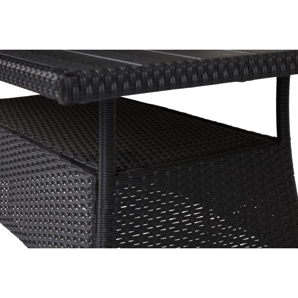 Oscar luksus havebord sort B84xL150 cm