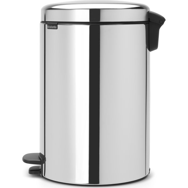 Brabantia Pedalspand, 20 L, brilliant steel