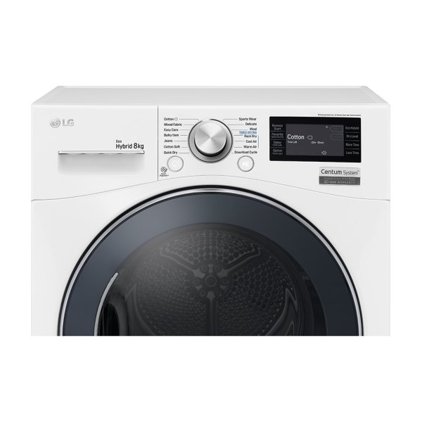 LG RC8084AV3W kondens tørretumbler, 8kg, A+++
