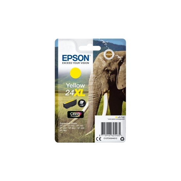 Epson Nr.24XL blækpatron, gul