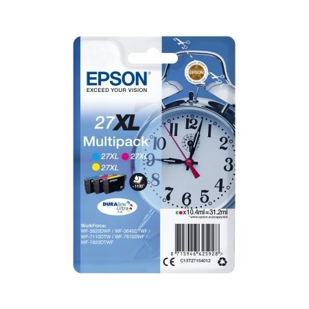 Epson 27XL blækpatron, 3-farver, 1100 s.