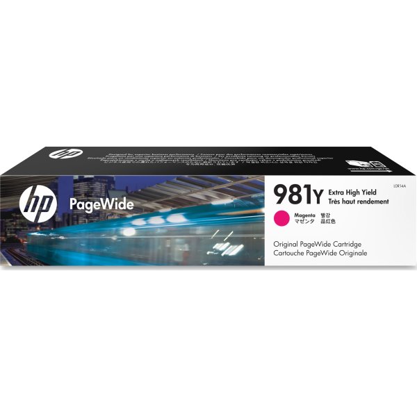 HP 981XXL/L0R14A, XL blækpatron, rød, 16000s