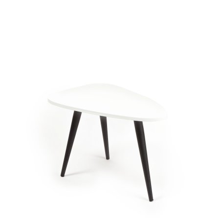 Bello Lounge bord, 70x50 cm, højde 30 cm, Hvid
