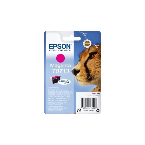 Epson nr.T0713/C13T07134022 blækpatron, rød, 415s