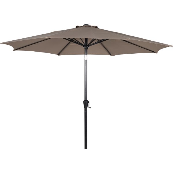 Felix parasol m/krank og tilt, Ø3 m, taupe
