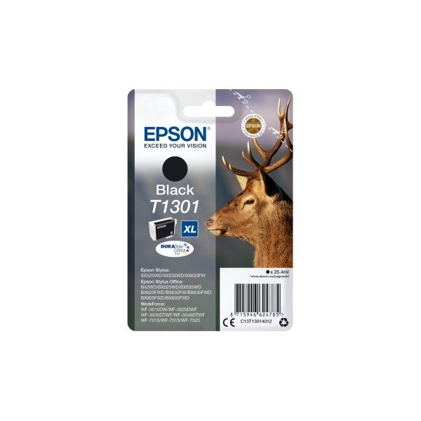 Epson nr.T1301/C13T13014022 blækpatron, sort
