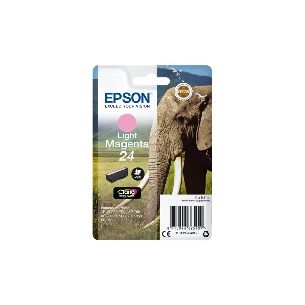 Epson nr.T2426/C13T24264022 blækpatron, lyserød