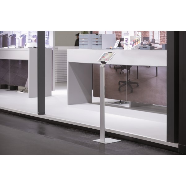 Durable gulvstander til iPad/tablet, aluminium