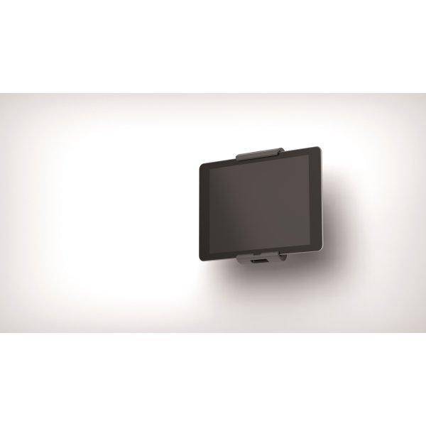 Durable vægmont.stander til iPad/tablet, aluminium
