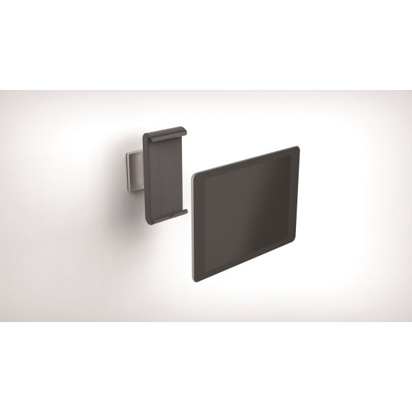 Durable vægmont.stander til iPad/tablet, aluminium