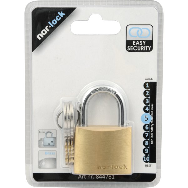 Nor-Lock hængelås 40 mm