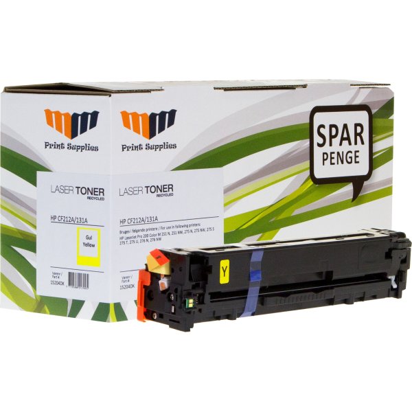 MM CF212A / 131A Lasertoner, gul, 1800s