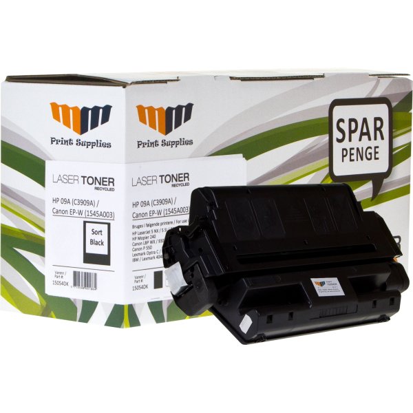 MM C3909A - EPW lasertoner, sort, 15000s