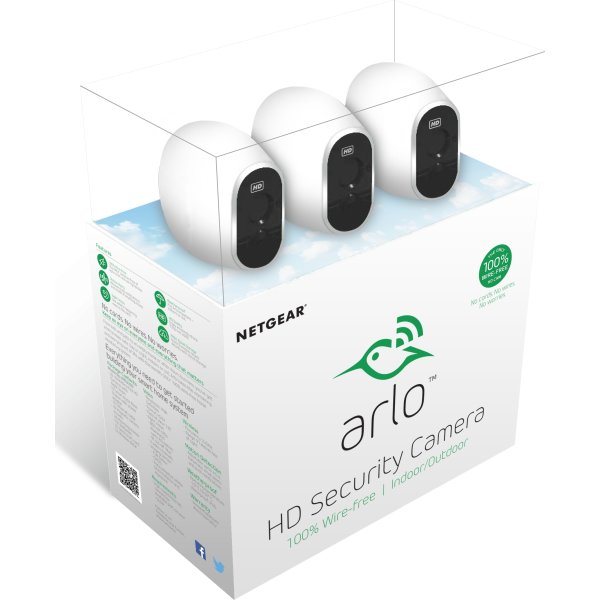 Netgear VMS3330 Arlo, 3 IP kameraer+videoserver