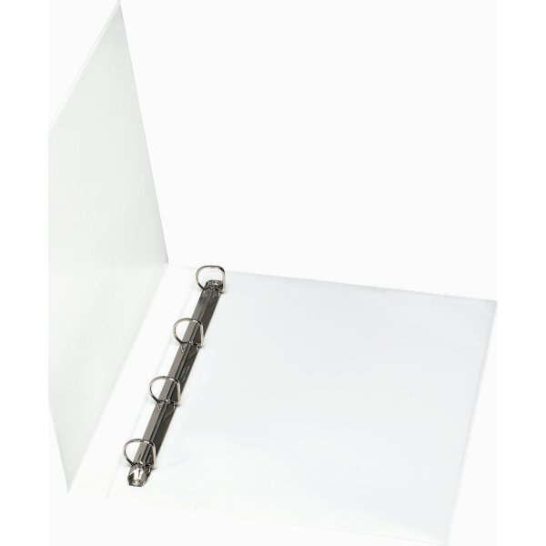 Bantex indstiksringbind 4 D-ringe, 35mm/20mm, hvid