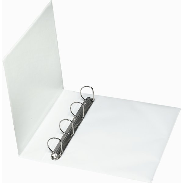 Bantex indstiksringbind 4 D-ringe, 60mm/40mm, hvid