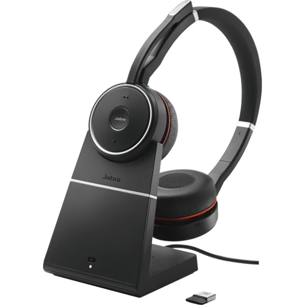 Jabra Evolve 75 Headset MS Stereo + opladerstand