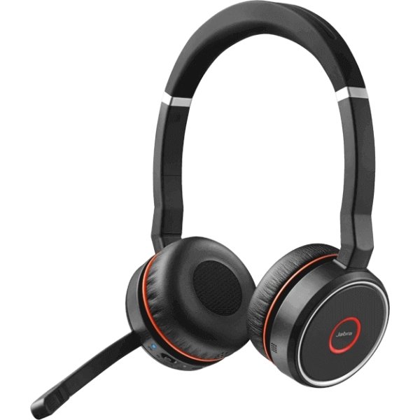 Jabra Evolve 75 Headset MS Stereo + opladerstand