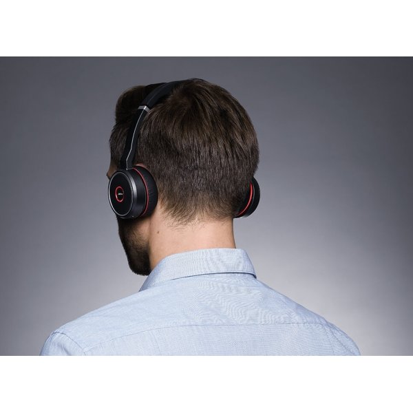 Jabra Evolve 75 Headset MS Stereo + opladerstand