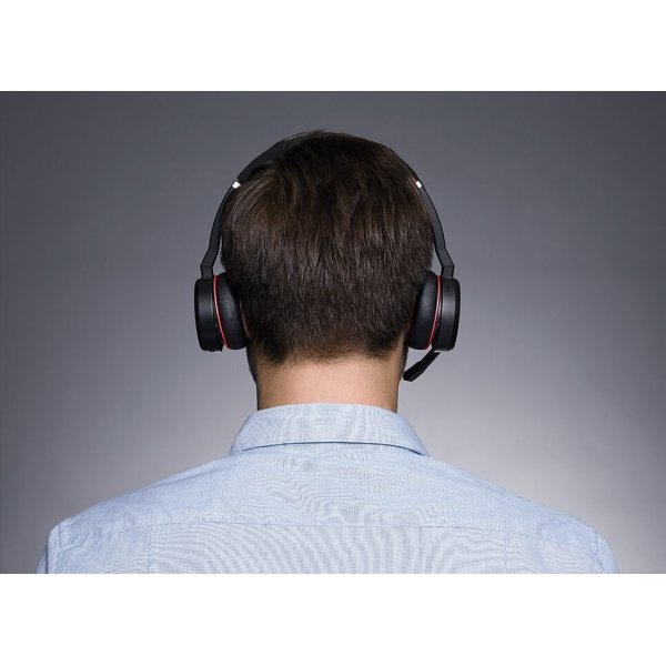 Jabra Evolve 75 Headset MS Stereo + opladerstand
