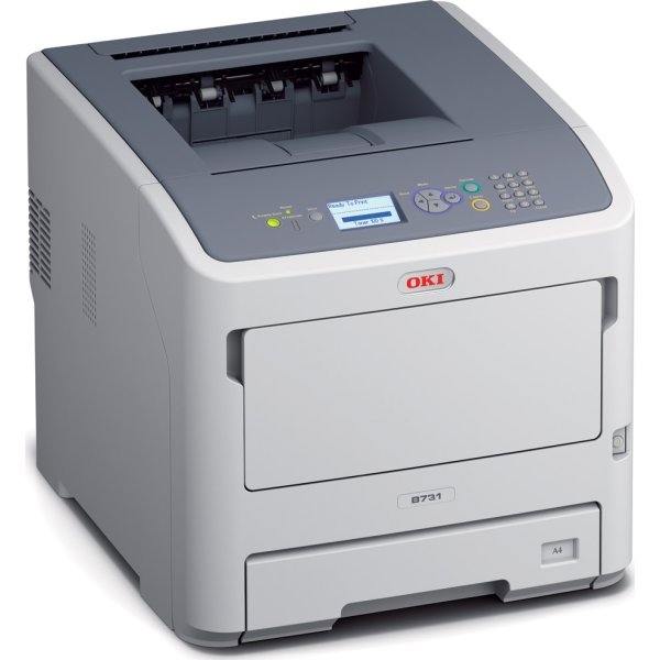 OKI B731dnw sort/hvid A4 printer med Wi-Fi