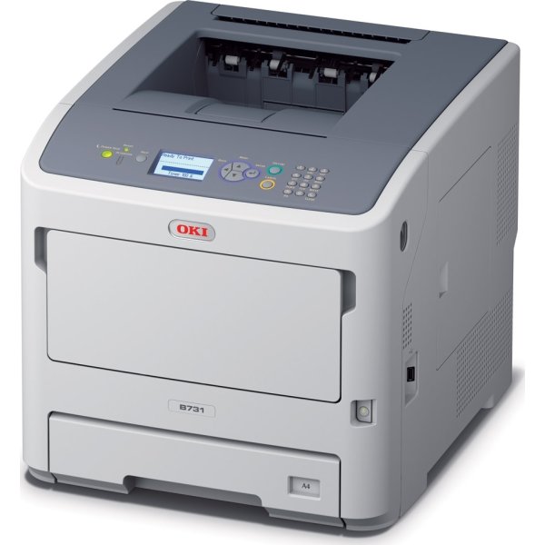 OKI B731dnw sort/hvid A4 printer med Wi-Fi
