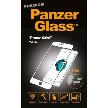 PanzerGlass PREMIUM iPhone 6/6S/7, hvid