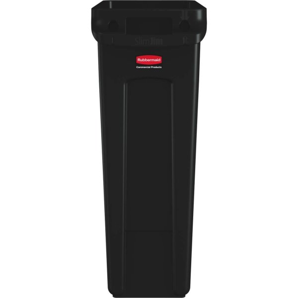 Rubbermaid Slim Jim affaldsbeholder, 87 liter,Sort