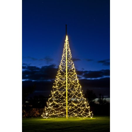 Lyskæde til flagstang m/ 4000 LED lys, H 1000 cm