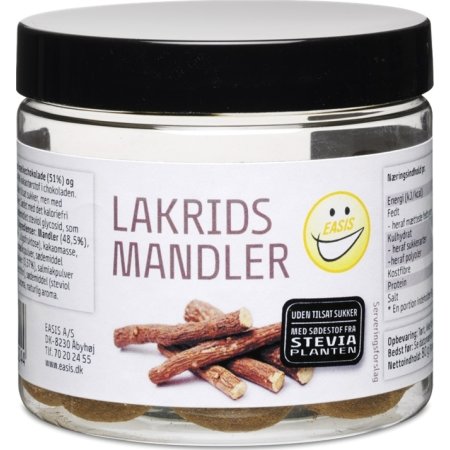 EASIS Lakridsmandler 80 g