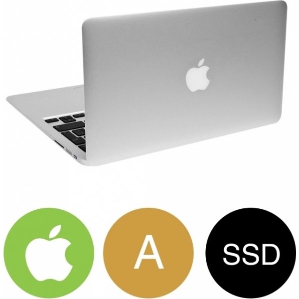 Refurbished Apple MacBook Air 13", 128GB sølv (A)