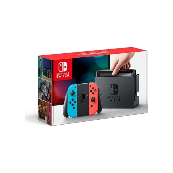 Nintendo Switch 2-i-1 consol, Rød & Blå