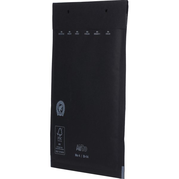Airpro boblekuvert 250x350mm, sort