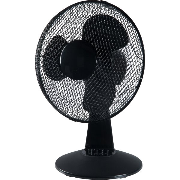 Max Bordventilator 30 cm, sort