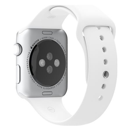 Apple Sportsrem til Apple Watch, hvid, 42 mm
