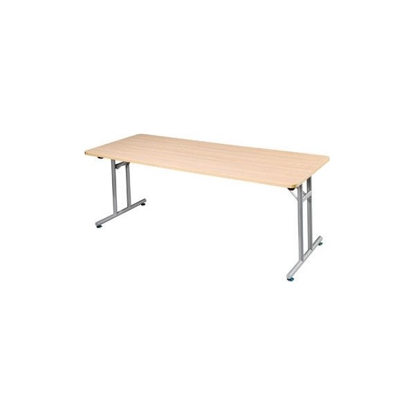 Klapbord ahorn 180x80 cm, alu stel