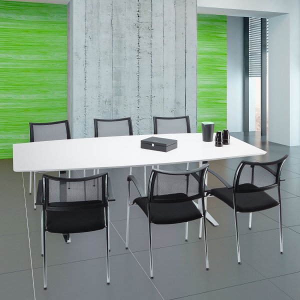 Seattle Basic konferencesæt 220x110/90 cm, laminat