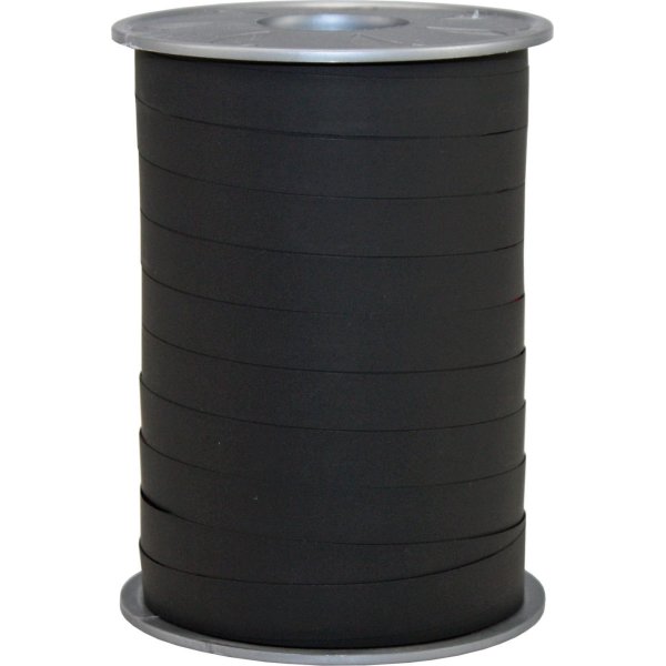 Gavebånd Mat Børstet Sort 10 mm, 200 m