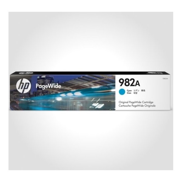 HP 982A PageWide blækpatron, cyan, 8.000s