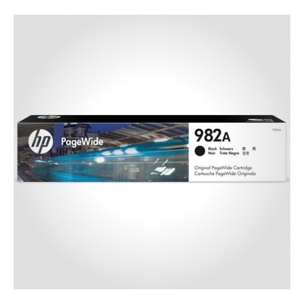 HP 982A PageWide blækpatron, sort, 10.000s