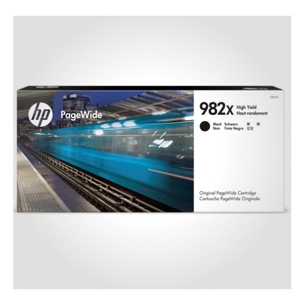 HP 982X XL PageWide blækpatron, sort, 20.000s