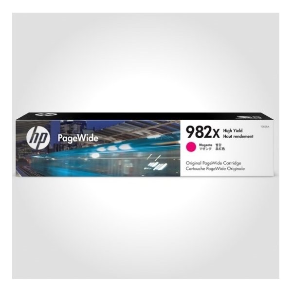 HP 982X XL PageWide blækpatron, magenta, 16.000s