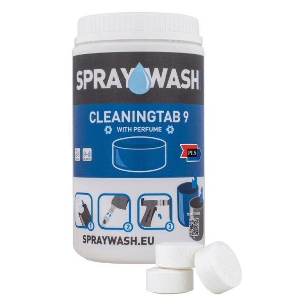 SprayWash Rengøringstablet, dag. 9 u. duft, 14 stk