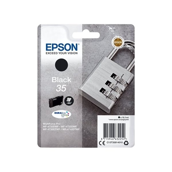 Epson 35 blækpatron, sort, 16,1ml