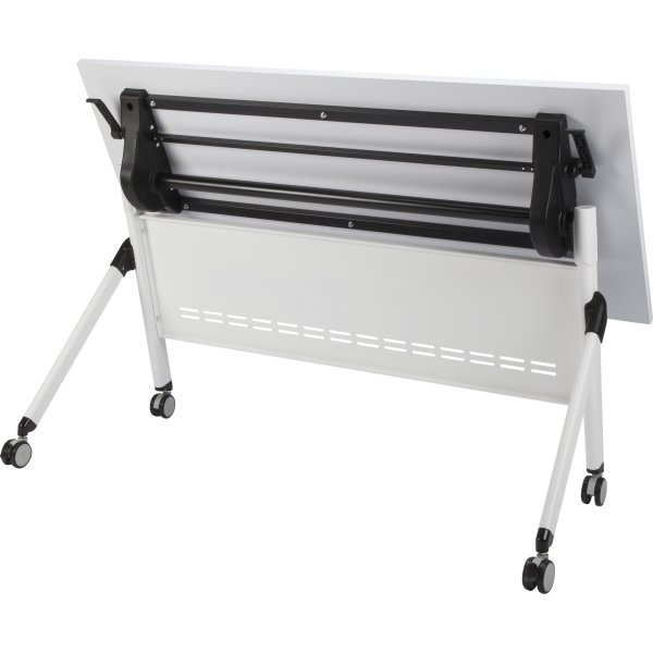Flip-top bord 140x60 cm, Hvid