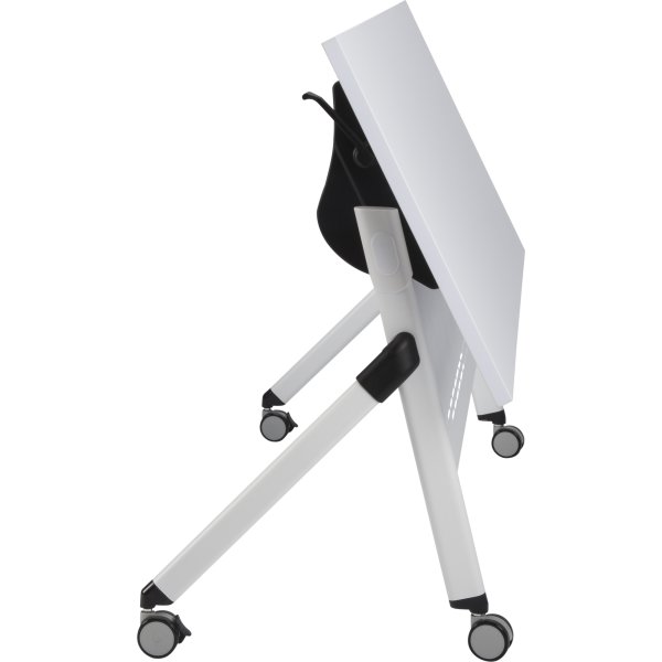 Flip-top bord 140x60 cm, Hvid
