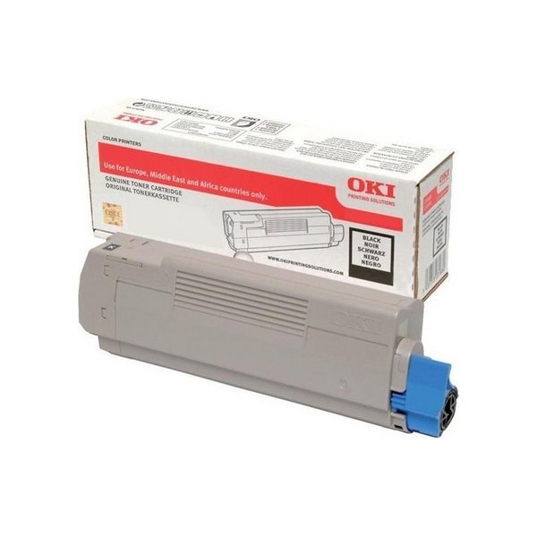 OKI 46471104 lasertoner, sort, 7000s