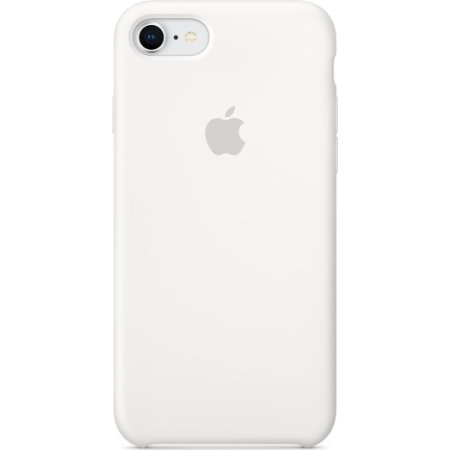 Apple cover til iPhone 8 i silikone, hvid