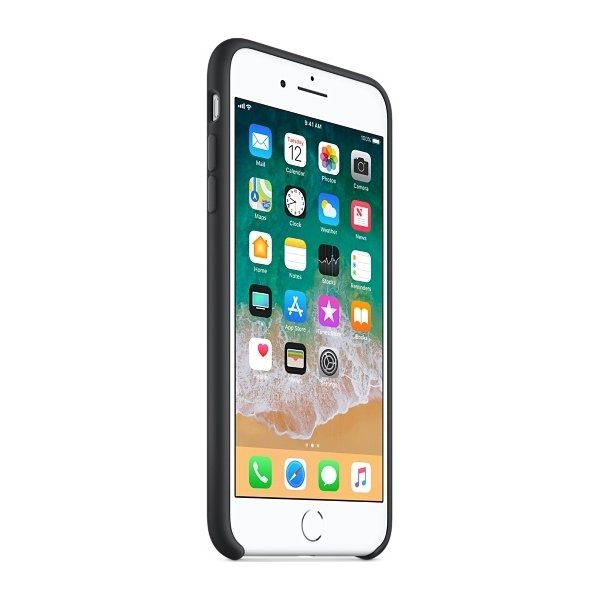 Apple iPhone 8 Plus silikone cover, sort