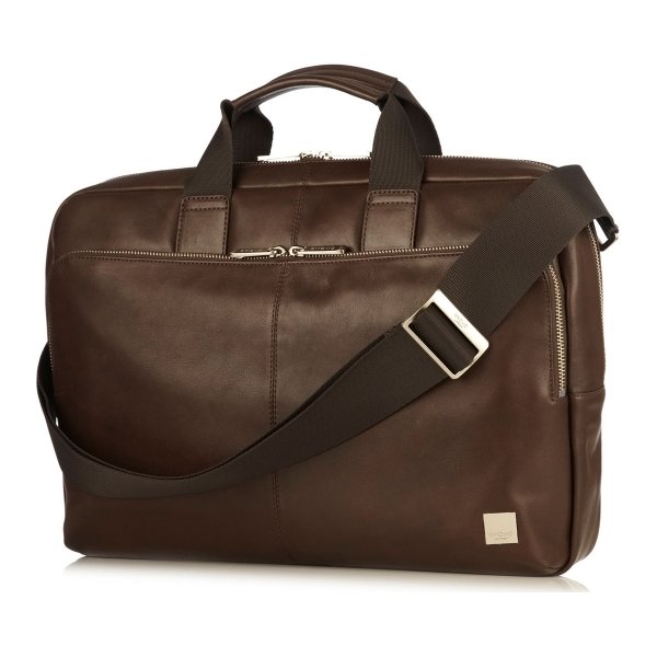 Knomo Newbury briefcase 15" computertaske, brun